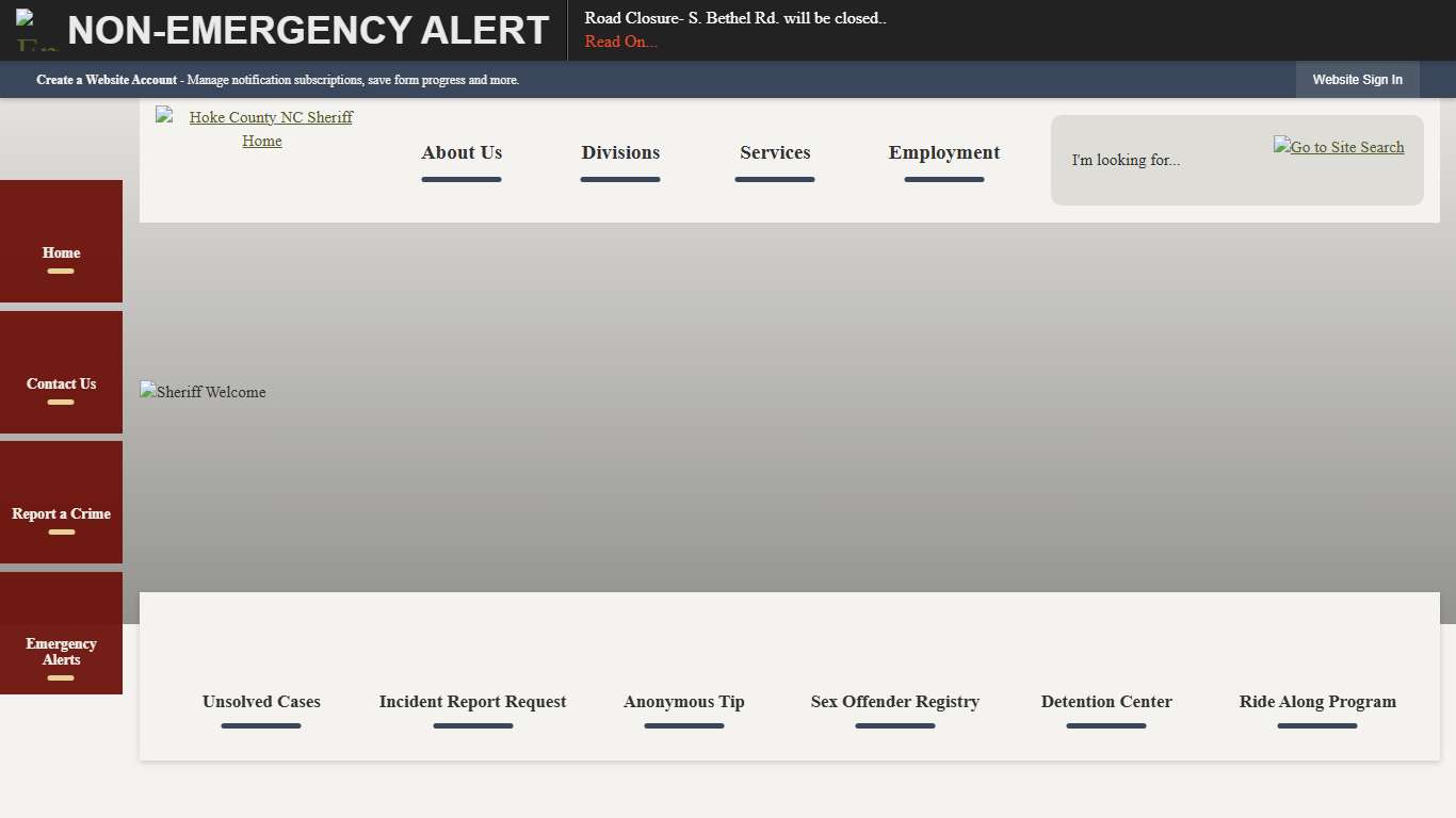 Sheriff's Office | Hoke County, NC - Official Website